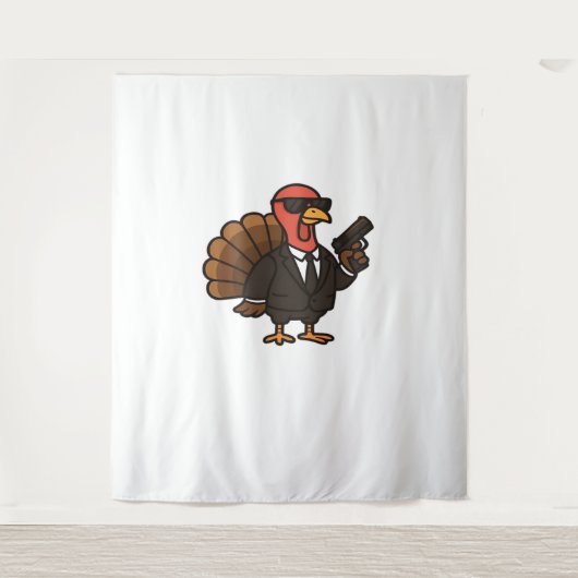 Erntedank Türkei mit Pumpkin Pie Essential T-S Wandteppich (Vorderseite)