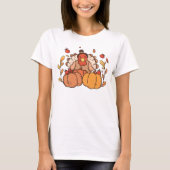 Erntedank Türkei mit Pumpkins T-Shirt (Vorderseite)