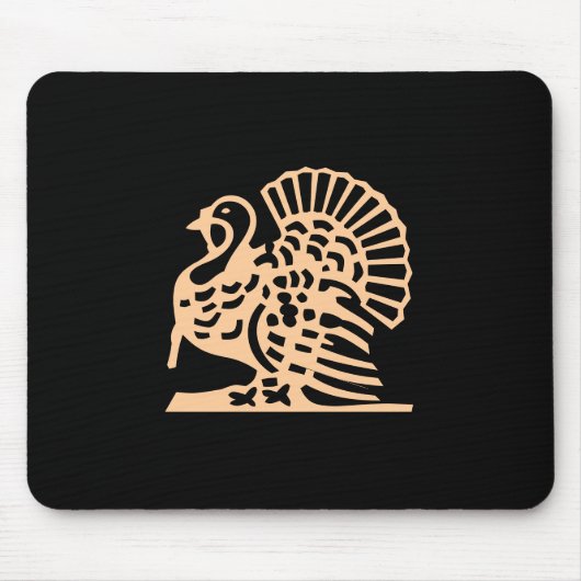 Erntedank Türkei Mousepad (Vorne)