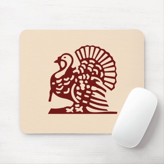 Erntedank Türkei Mousepad (Mit Mouse)