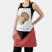 Erntedank Türkei Niedlicher geometrischer Farbbloc Schürze (InSitu)