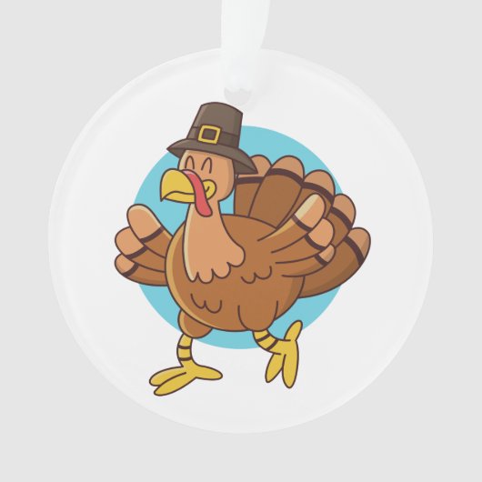 Erntedank Türkei Ornament (Vorderseite)