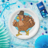 Erntedank Türkei Papier Teller (Party)