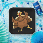 Erntedank Türkei Papiertafel Pappteller (Party)