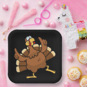 Erntedank Türkei Papiertafel Pappteller (Party)