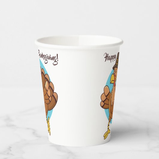 Erntedank Türkei Pappbecher (Links)