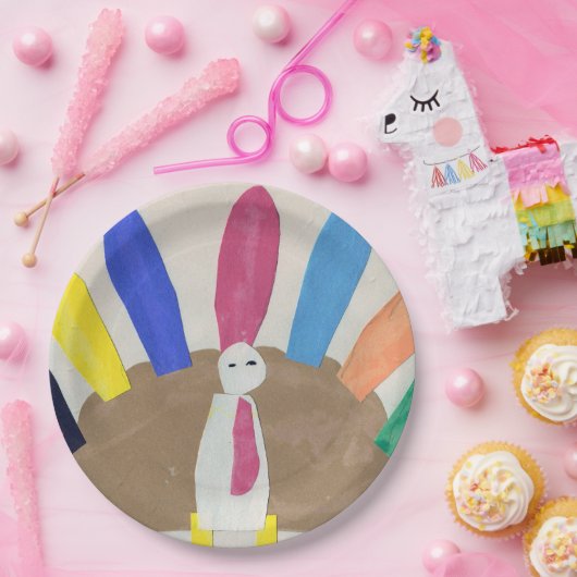 Erntedank Türkei Pappteller (Party)