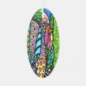 ERNTEDANK TÜRKEI, PATCHWORK FEATHERS, FOLK ART ORNAMENT AUS METALL (Vorderseite links)