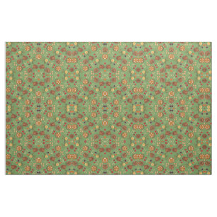 Erntedank Türkei Pie Pumpkin Green Orange Chic Stoff