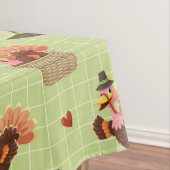 Erntedank Türkei & Pilgrim Hat Tablecloth Tischdecke (Beispiel)