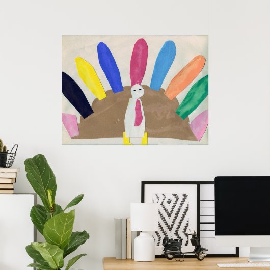 Erntedank Türkei Poster (Heimbüro)