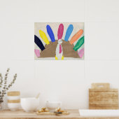 Erntedank Türkei Poster (Küche)