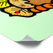 Erntedank Türkei Poster (Ecke)