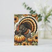 Erntedank Türkei Postkarte (Stehend Vorderseite)