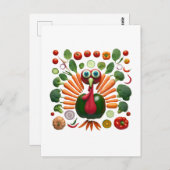 Erntedank Türkei Postkarte (Vorne/Hinten)