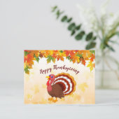 Erntedank Türkei Postkarte (Stehend Vorderseite)