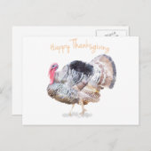 Erntedank Türkei Postkarte (Vorne/Hinten)