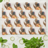 Erntedank Türkei Pumpkins Küchentücher (Gefaltet)