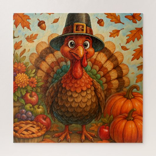 Erntedank Türkei Puzzle (Vertikal)
