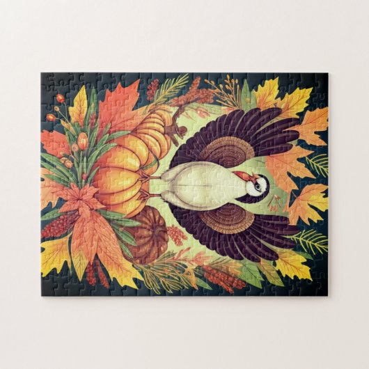 Erntedank Türkei Puzzle (Horizontal)