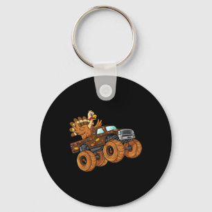 Erntedank Türkei Reiten Monster Truck Boys Kinder Schlüsselanhänger