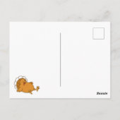 Erntedank Türkei Reiten Semi Truck Postkarte (Rückseite)