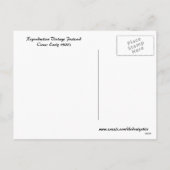 Erntedank Türkei Riding Feiertagspostkarte (Rückseite)