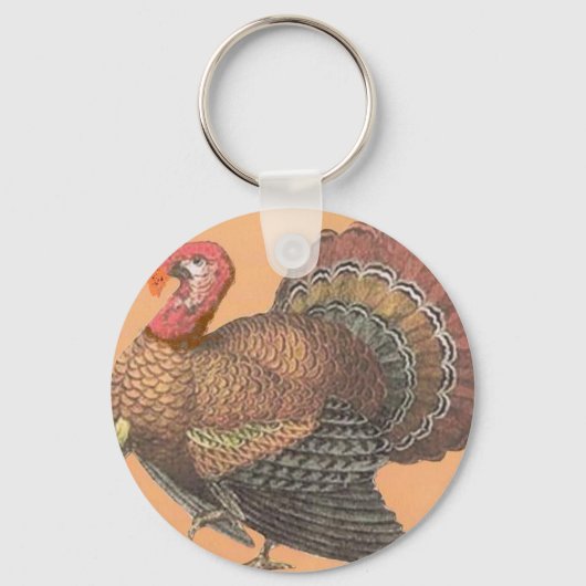 Erntedank Türkei Schlüsselanhänger (Vorderseite)