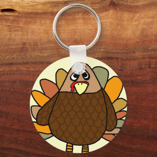 Erntedank Türkei Schlüsselanhänger (Vorderseite)