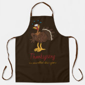 Erntedank Türkei Schürze (Vorderseite)