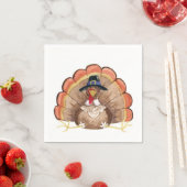 Erntedank Türkei Serviette (Beispiel)