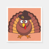 Erntedank Türkei Serviette (Vorderseite)