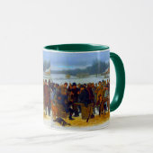 Erntedank Türkei Shoot John Ehninger 1879 Tasse (VorderseiteRechts)