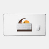 Erntedank Türkei Silhouette - Sunset Harvest Sc Schreibtischunterlage (Tastatur & Maus)