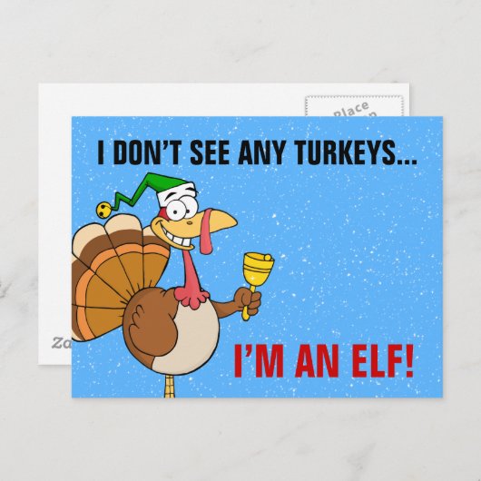 Erntedank Türkei Sonnenschein zu Weihnachten (Vorne/Hinten)