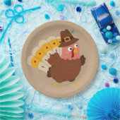 Erntedank Türkei Spaß Pappteller (Party)