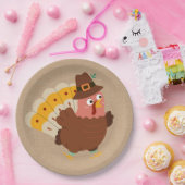 Erntedank Türkei Spaß Pappteller (Party)