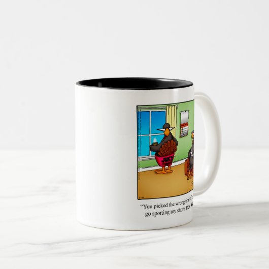 Erntedank Türkei Spaß Tasse Geschenk (VorderseiteRechts)