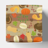 Erntedank Türkei Squash Autumn Harvest Pattern Geschenkschachtel (Oben)