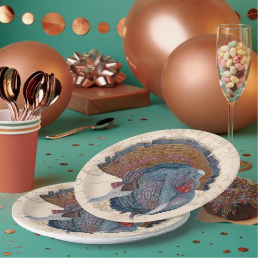 Erntedank Türkei Teller (Multi)