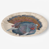 Erntedank Türkei Teller (Schrägansicht)