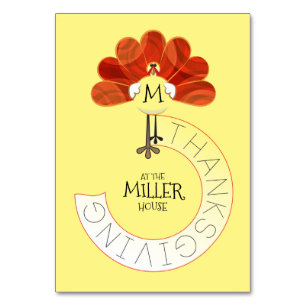 Erntedank Türkei Tischnummer