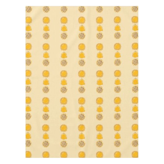 Erntedank Türkei und Kuchen Tischdecke (Vorderseite)