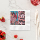 ERNTEDANK TÜRKEI- UND PILGRAMM-Servietten Serviette (Beispiel)