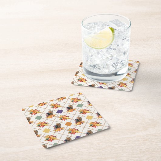 Erntedank Türkei Urlaubspapier Untersetzer (Vor Ort)