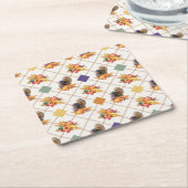 Erntedank Türkei Urlaubspapier Untersetzer (angewinkelt)