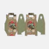 Erntedank Türkei Vintage Grüße Geschenkschachtel (Ungefaltet)