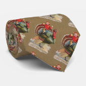 Erntedank Türkei Vintage Grüße Krawatte (Gerollt)