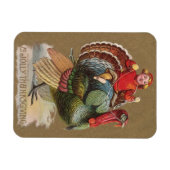 Erntedank Türkei Vintage Grüße Magnet (Horizontal)