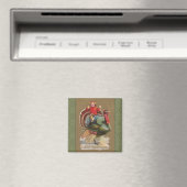 Erntedank Türkei Vintage Grüße Magnet (In Situ (Geschirrspüler))
